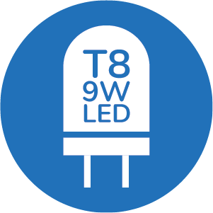 T8 9W LED LIGHT SOURCE